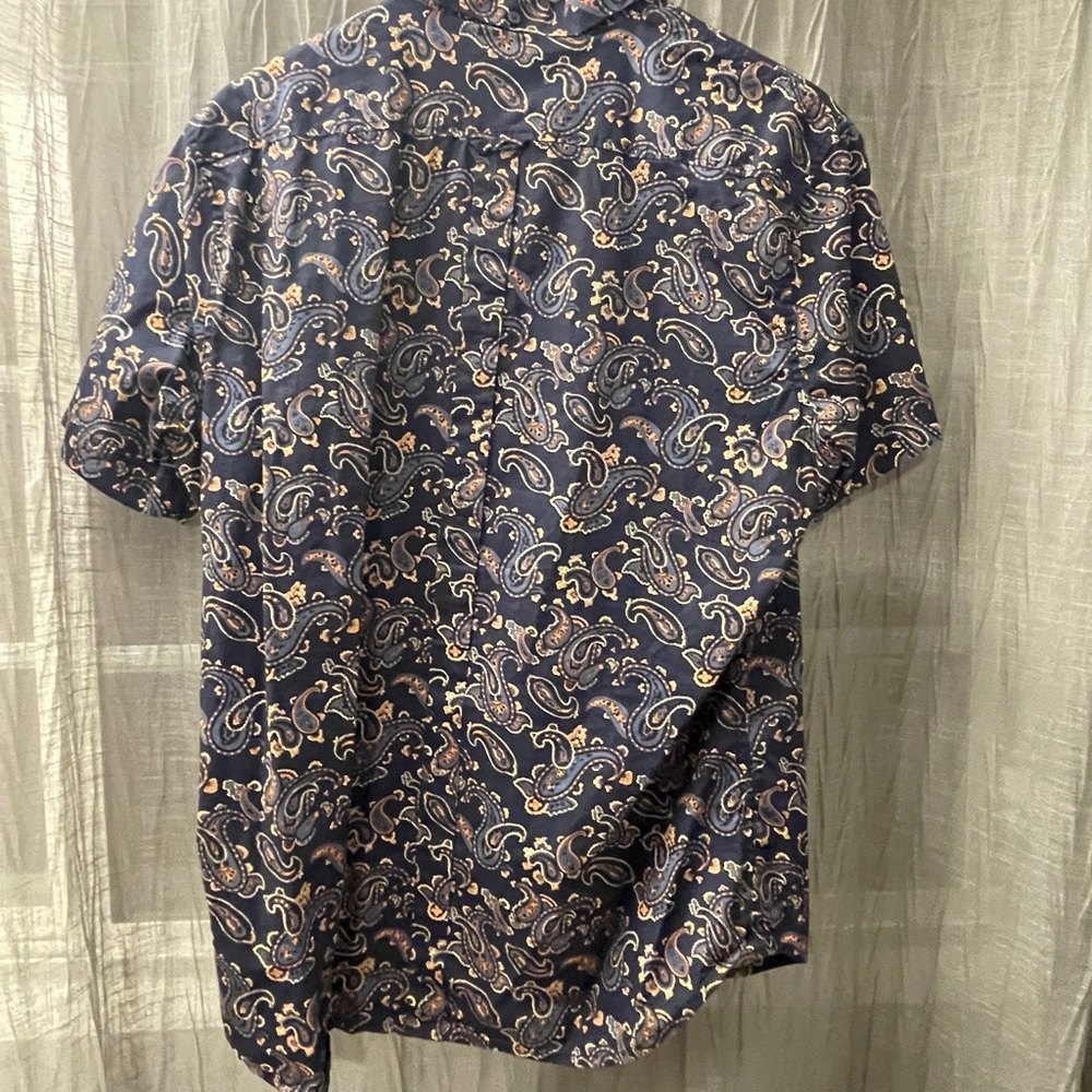 Ben Sherman Navy Paisley Casual Shirt
